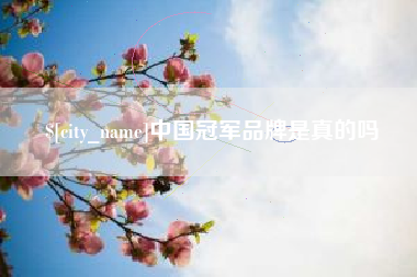 沙河中国冠军品牌是真的吗