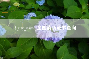 沙河全国消防证书查询
