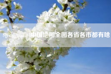 沙河中国地图全图各省各市都有啥