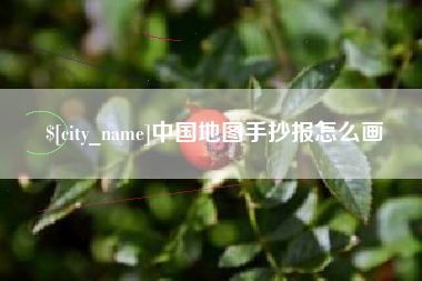 沙河中国地图手抄报怎么画