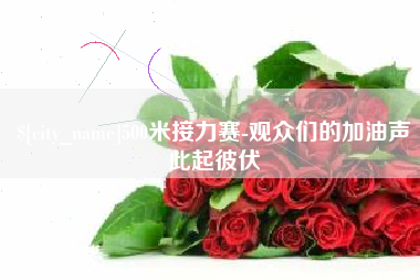 沙河500米接力赛-观众们的加油声此起彼伏