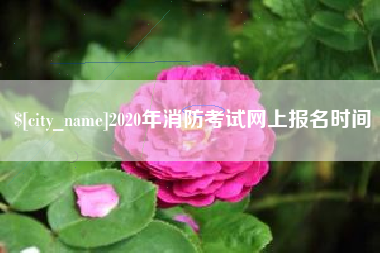 沙河2020年消防考试网上报名时间