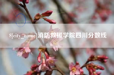 沙河消防救援学院四川分数线