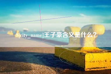 沙河王子豪含义是什么？