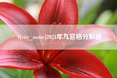 沙河2021年九宫格分解图