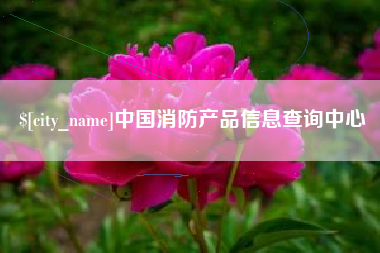 沙河中国消防产品信息查询中心