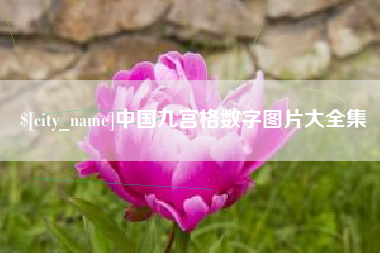 沙河中国九宫格数字图片大全集