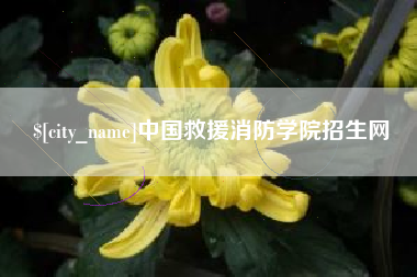 沙河中国救援消防学院招生网