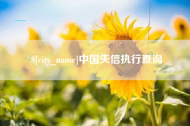 沙河中国失信执行查询