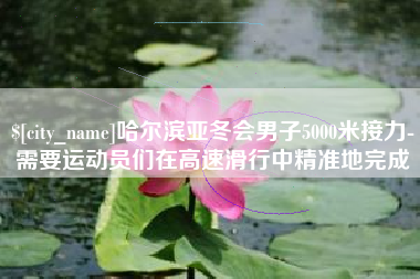 沙河哈尔滨亚冬会男子5000米接力-需要运动员们在高速滑行中精准地完成