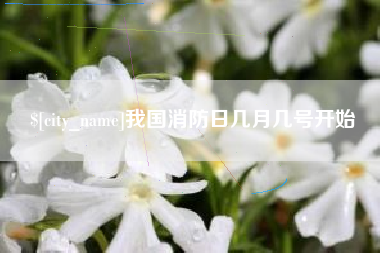 沙河我国消防日几月几号开始