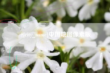 沙河中国地图像素版