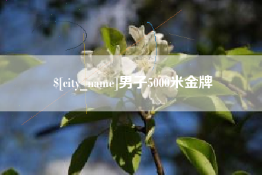 沙河男子5000米金牌