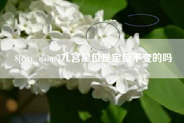 沙河九宫星位是定位不变的吗