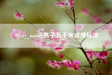 沙河男子五千米成绩标准
