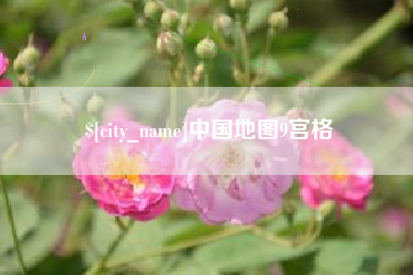 沙河中国地图9宫格
