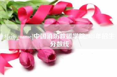 沙河中国消防救援学院2021年招生分数线