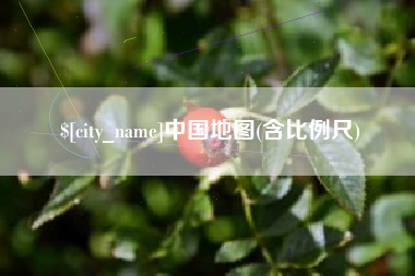 沙河中国地图(含比例尺)